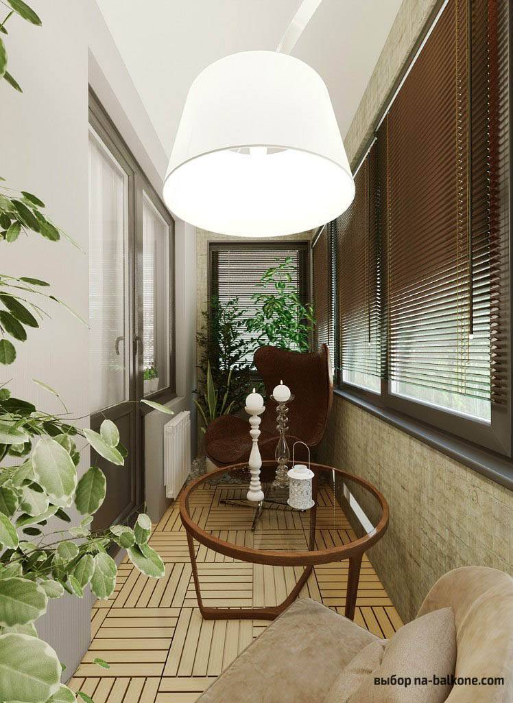 Dans quel style décorer l'intérieur du balcon et de la loggia