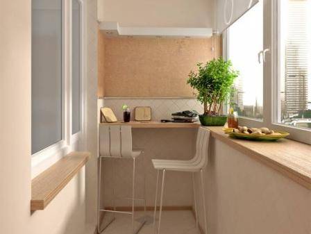 Option pour décorer le comptoir du bar sur le balcon