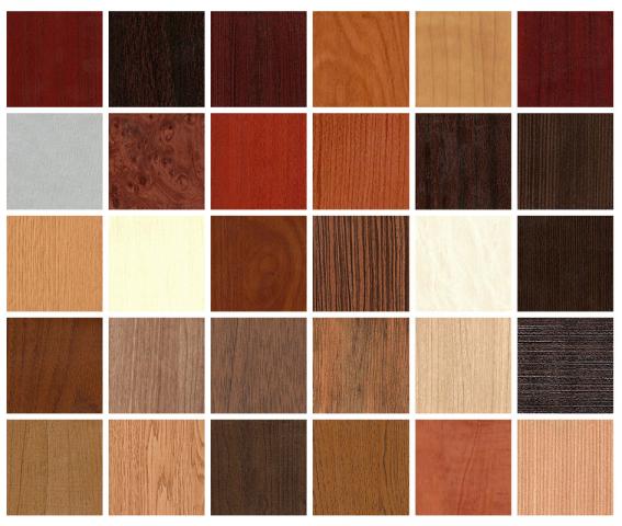 Options de couleur du film PVC