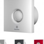 ventilateur d'extraction avec clapet anti-retour