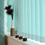 Rideaux verticaux en option