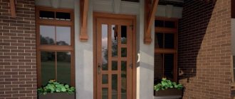 Portes d'entrée en métal-plastique