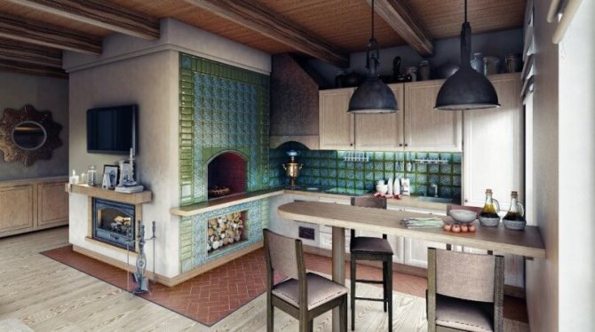 Types de finition du poêle de vos propres mains dans une maison privée