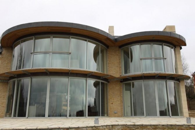 construction en vitrail