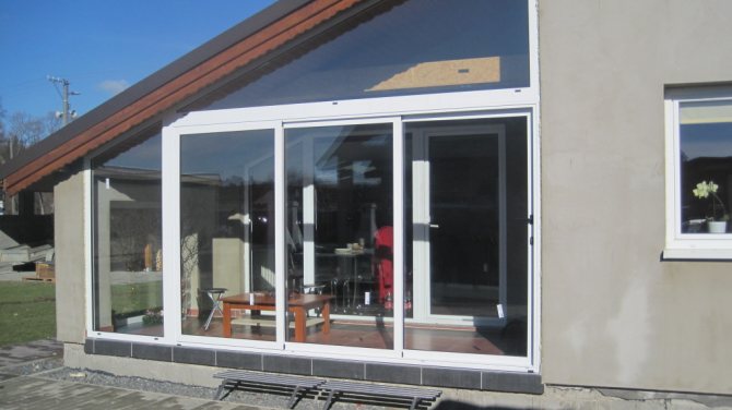 Vitrail avec cadre en aluminium