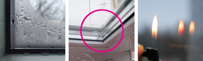 Humidité sur les vitres