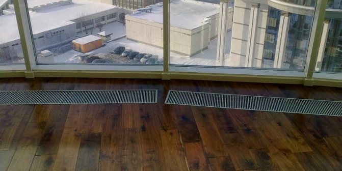 chauffage par convecteur au sol