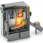 chaudière à granulés d'eau chaude