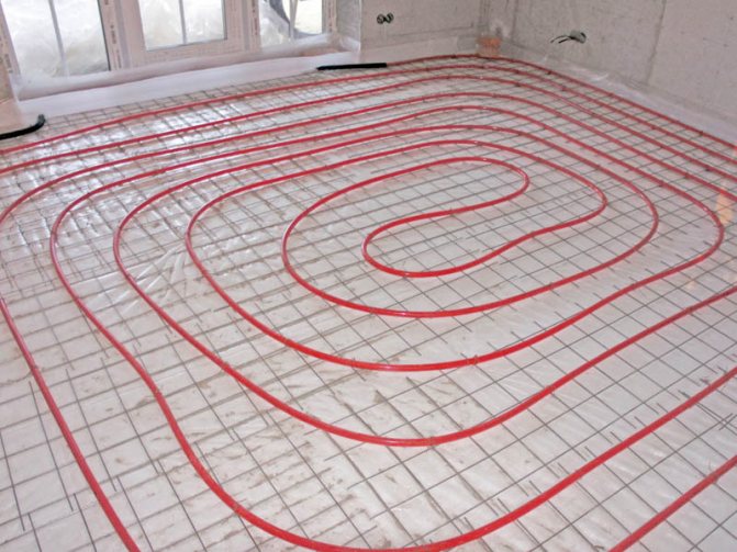 Chauffage au sol à eau