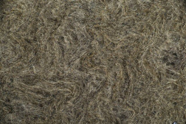 Structure fibreuse de l'isolation en basalte