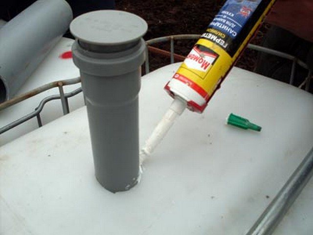 Insert de tube d'évent.