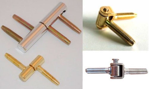 charnières de porte à visser