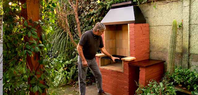 parapluie d'échappement à faire soi-même pour le barbecue