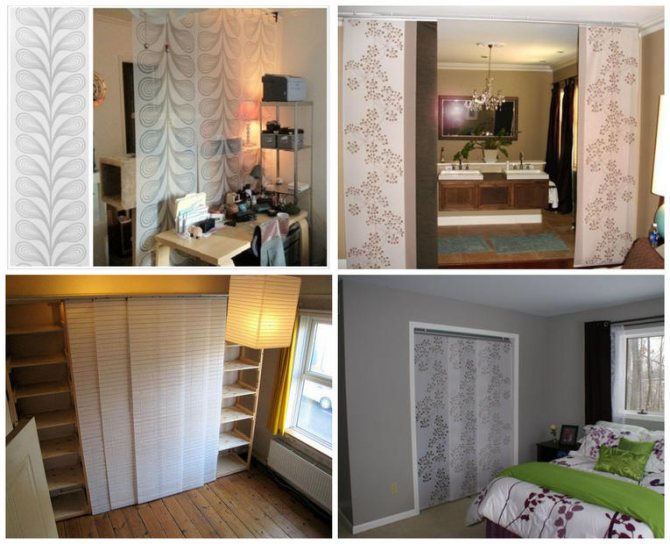 Panneaux japonais comme cloison