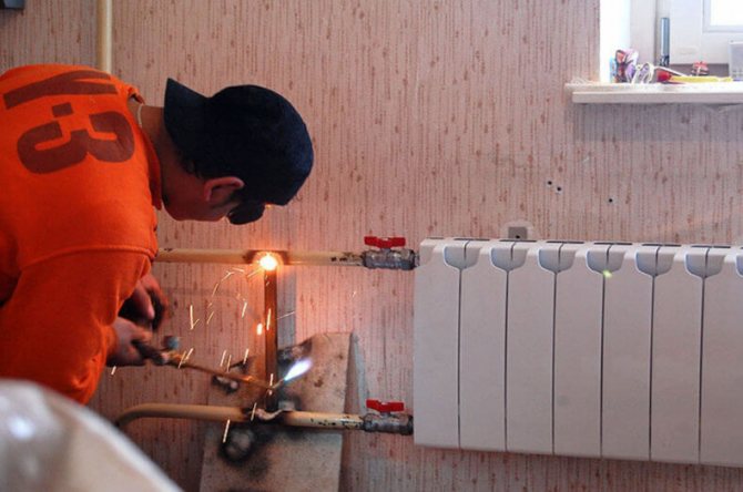 Aux frais de qui les batteries de chauffage de l'appartement sont-elles changées ?