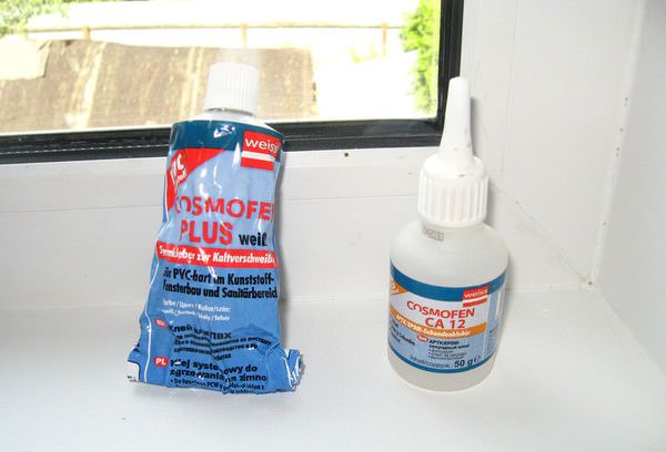 Mastic pour fenêtres en plastique