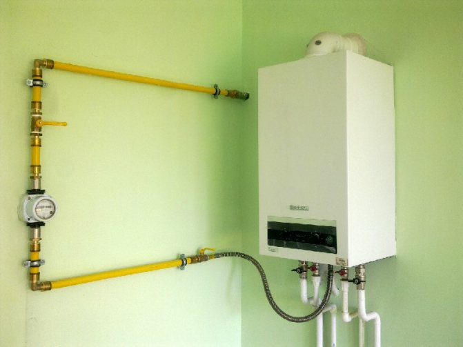 Remplacement des conduites de gaz dans un immeuble d'habitation lors de l'exécution