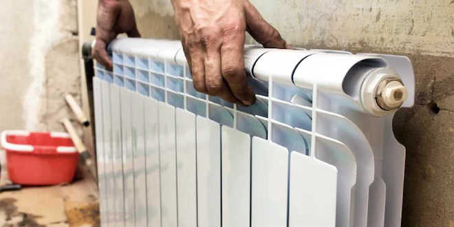 remplacement du radiateur de chauffage