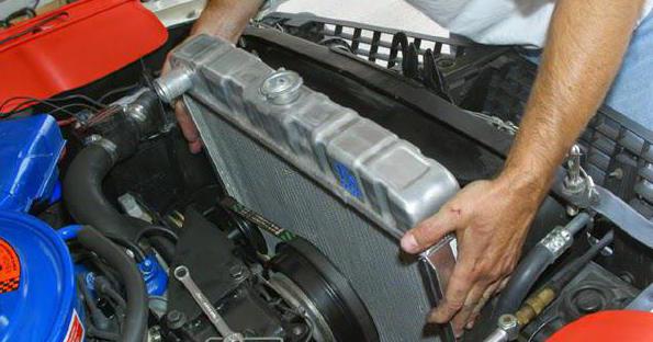 remplacement du radiateur de poêle