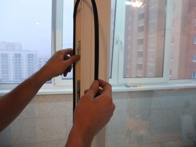 Remplacement du joint de la porte du balcon