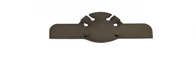 Placa de proteção para mecanismo de maçaneta de janela de perfuração