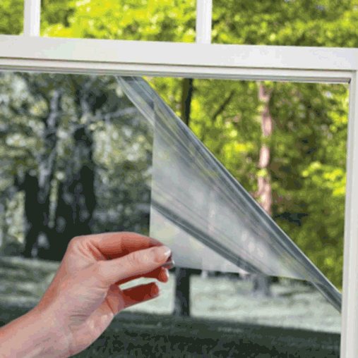 film protecteur sur les fenêtres