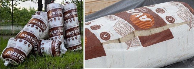 Emballage d'usine de l'isolation AVATERM