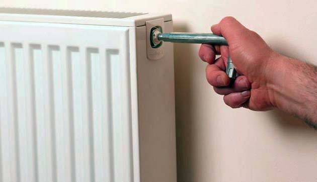 Aérer le système de chauffage