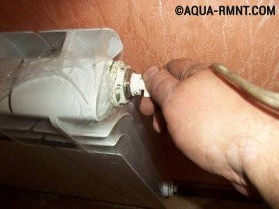 Aérer le système de chauffage