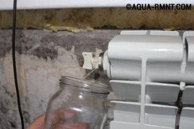 Aérer le système de chauffage