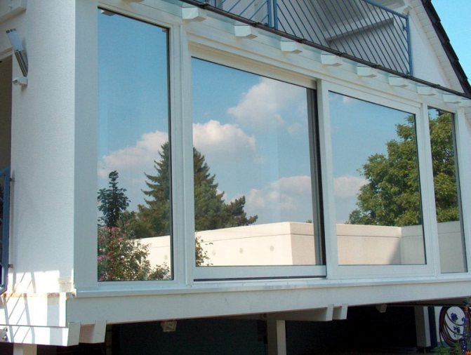 Unité de verre miroir