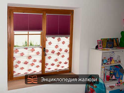 Stores plissés jour nuit sur fenêtres en plastique